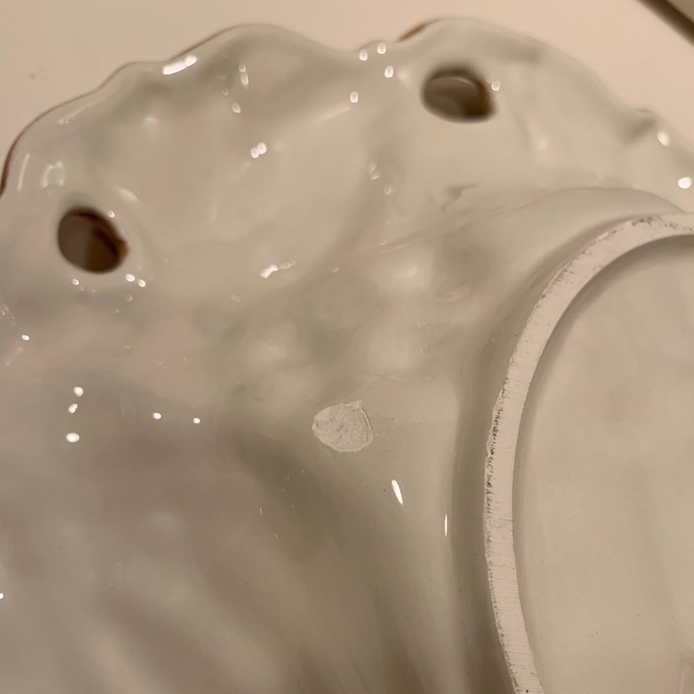 RETIRED FITZ & FLOYD AUTUMN BOUNTY SERVING BOWL. - Picture 7 of 12